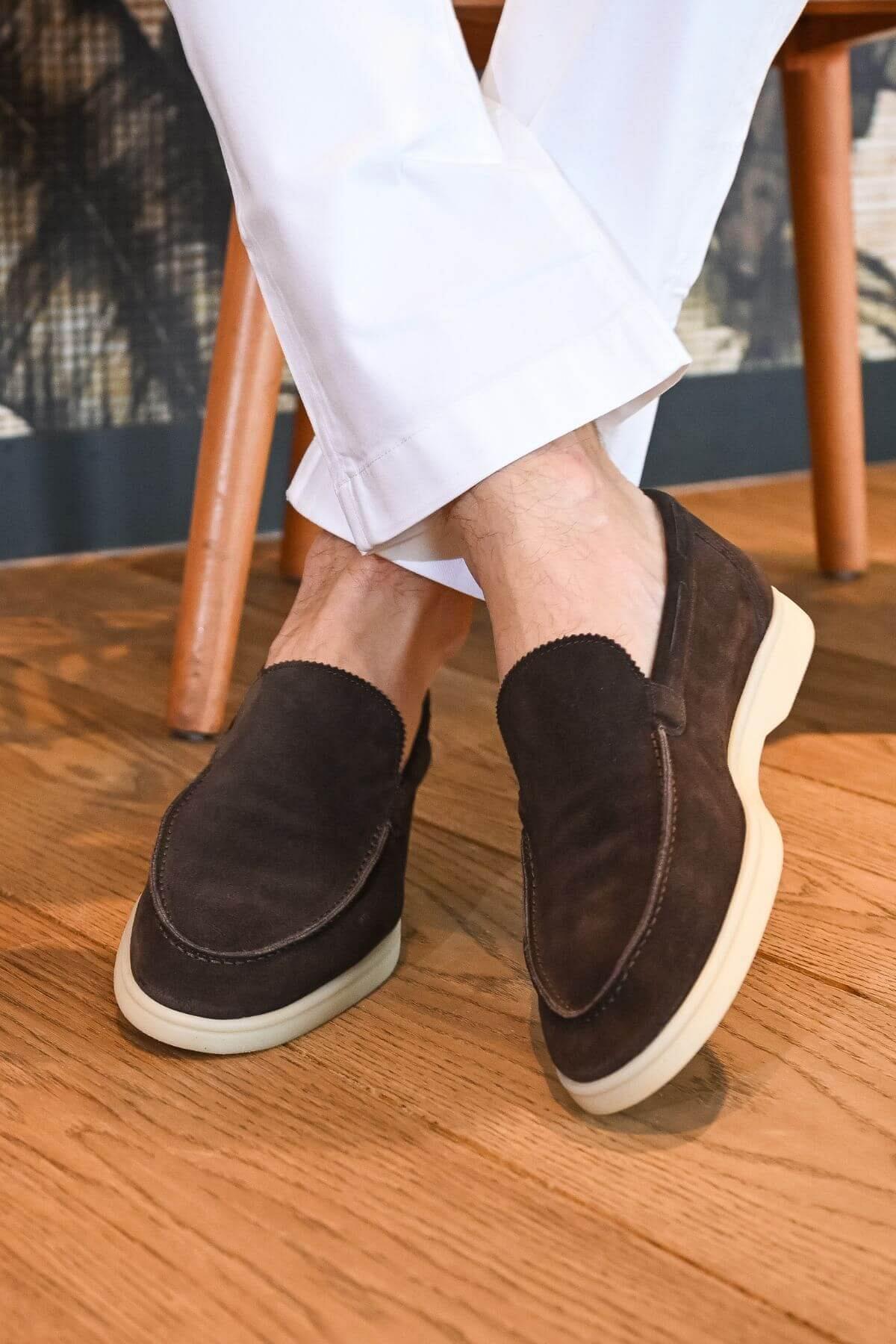 Heren loafers bruin deals