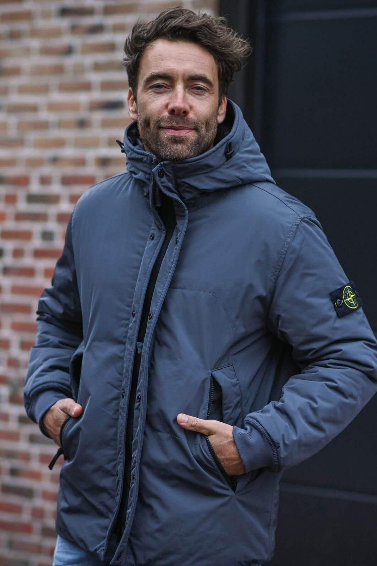 Stone island hot sale regenjas heren