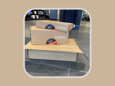 Uw bestelling in een nieuw jasje!