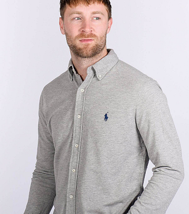 147671 147671 ralph lauren overhemd grijs 