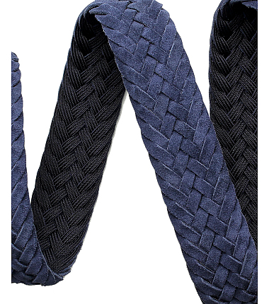 202612 202612 aurelien navy suede belt men suede heren riem woven navy2 2a9ce72c 3d1c 40ff 9496 e35e79926d08 1200x1600