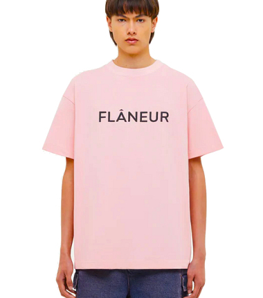 248297 printed logo t shirt candy pink 704260
