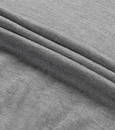 256457 aurelien polo shirt buttonless rib grey men 2
