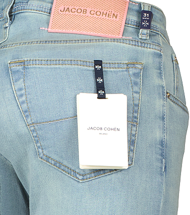 Jacob Cohen nick-slim lichte wassing 