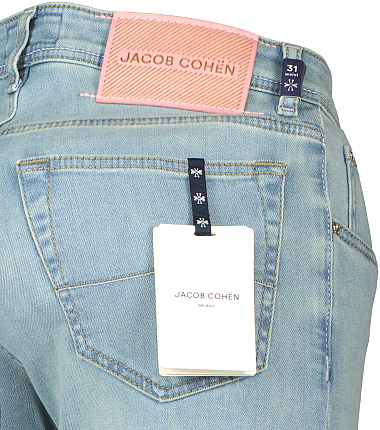 Jacob Cohen nick-slim lichte wassing 