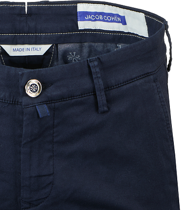 Jacob Cohen korte broek bob donker blauw Ben Borst