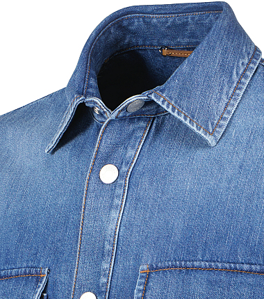 Jacob Cohen denim overshirt heren Ben Borst