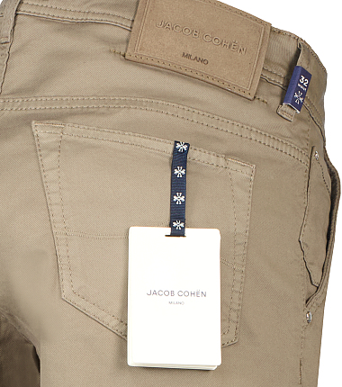Jacob Cohen short kleur taupe heren Ben Borst