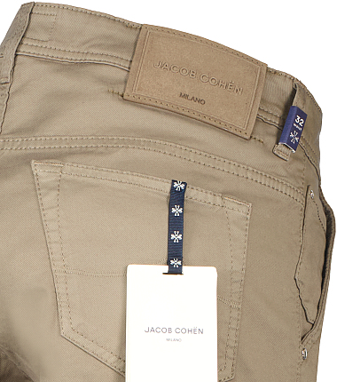 Jacob Cohen short kleur taupe heren Ben Borst