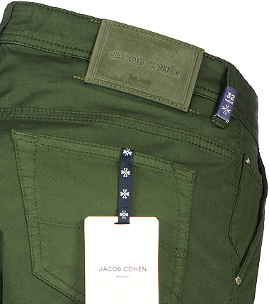 Jacob Cohen groene shorts voor heren 