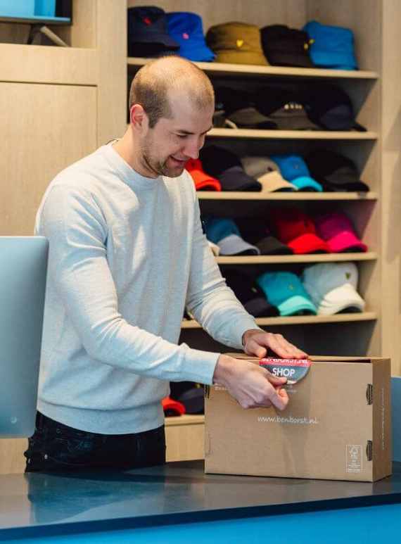 inpakken webbestellingen ben borst with care