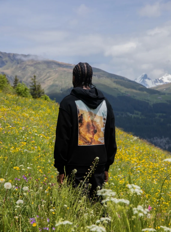 hitec hoodie zwart