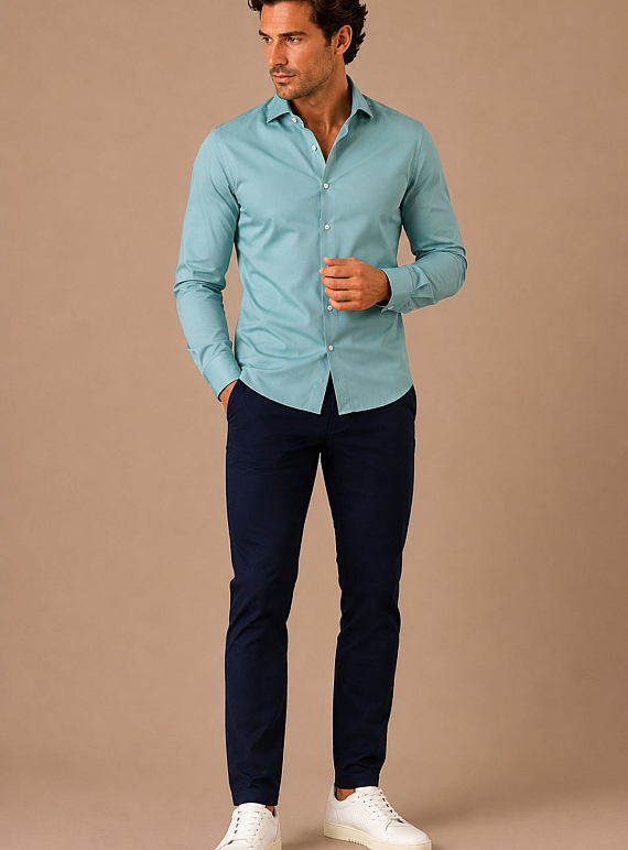 Xacus stretch overhemden Ben Borst