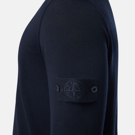 stone island ghost collectie coltrui blauw.2