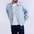 167149 olaf hussein jas coach jacket licht blauw