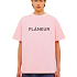 248297 printed logo t shirt candy pink 704260