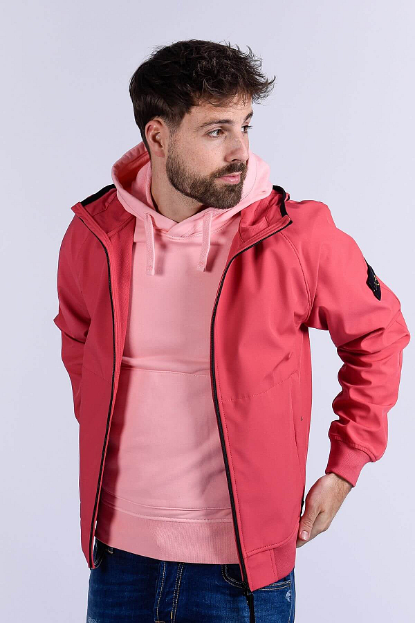 171199 stone island hoodie 101564151 roze 