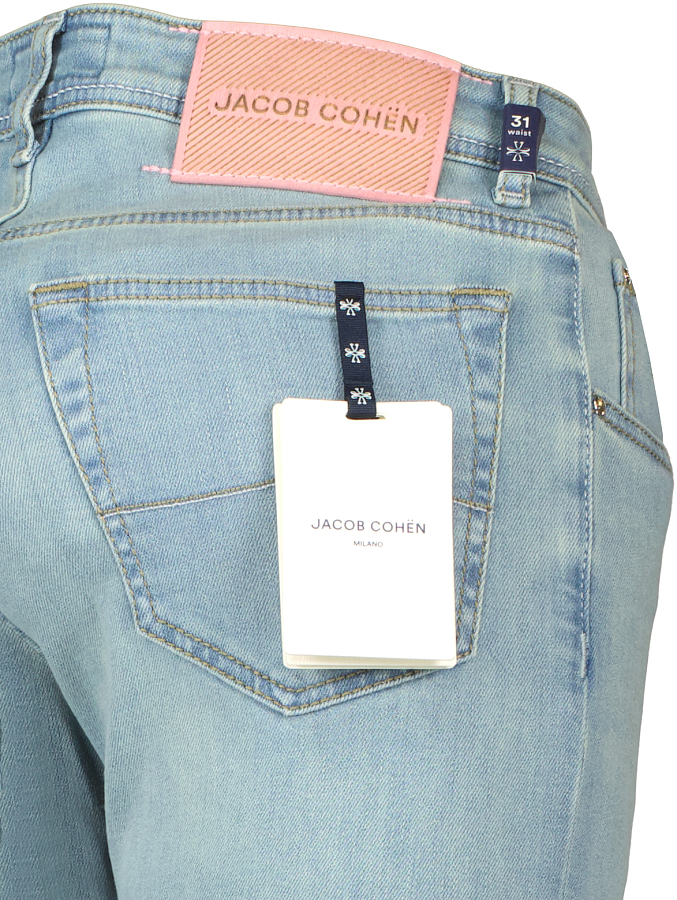Jacob Cohen nick-slim lichte wassing 