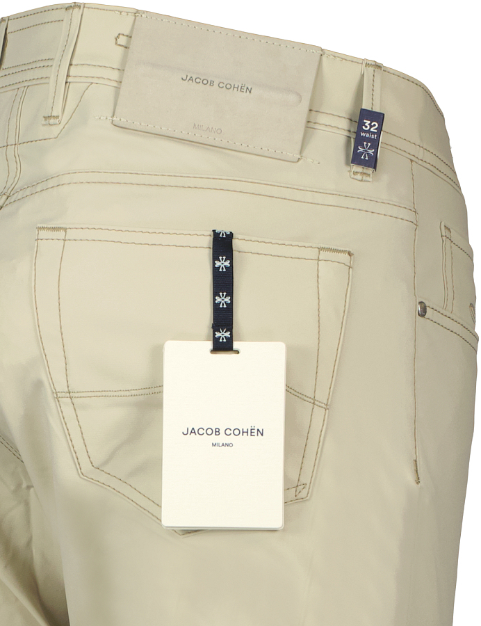 Jacob Cohen beige stretch broek bard Ben Borst