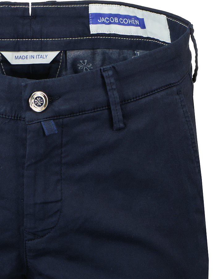 Jacob Cohen korte broek bob donker blauw Ben Borst