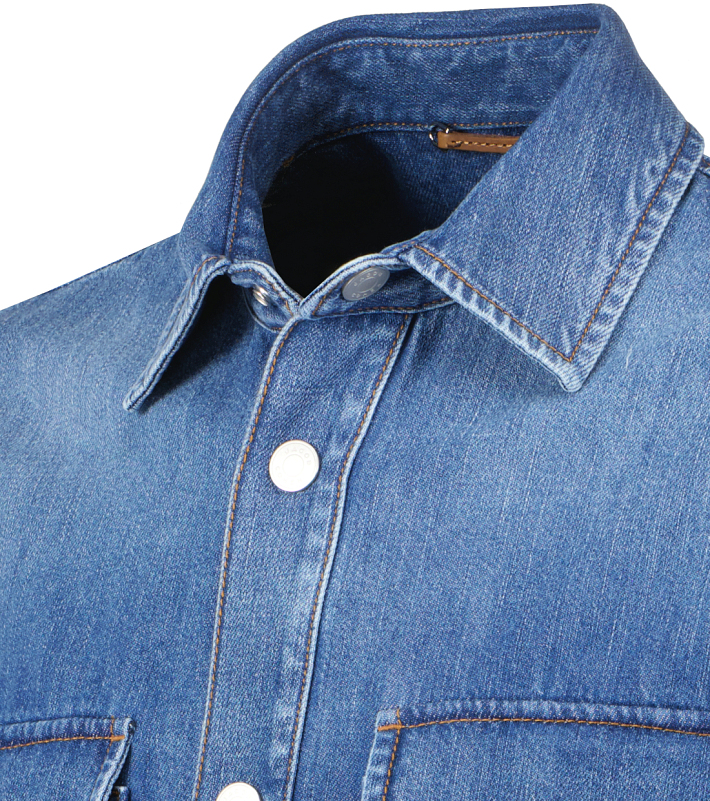 Jacob Cohen denim overshirt heren Ben Borst