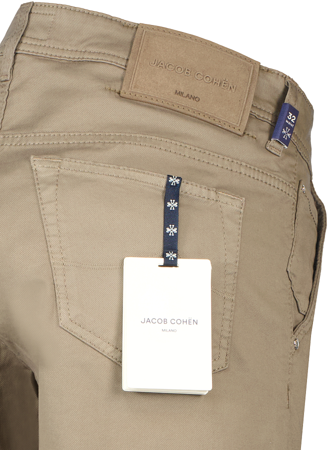 Jacob Cohen short kleur taupe heren Ben Borst
