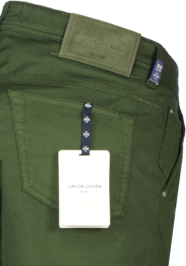 Jacob Cohen groene shorts voor heren 