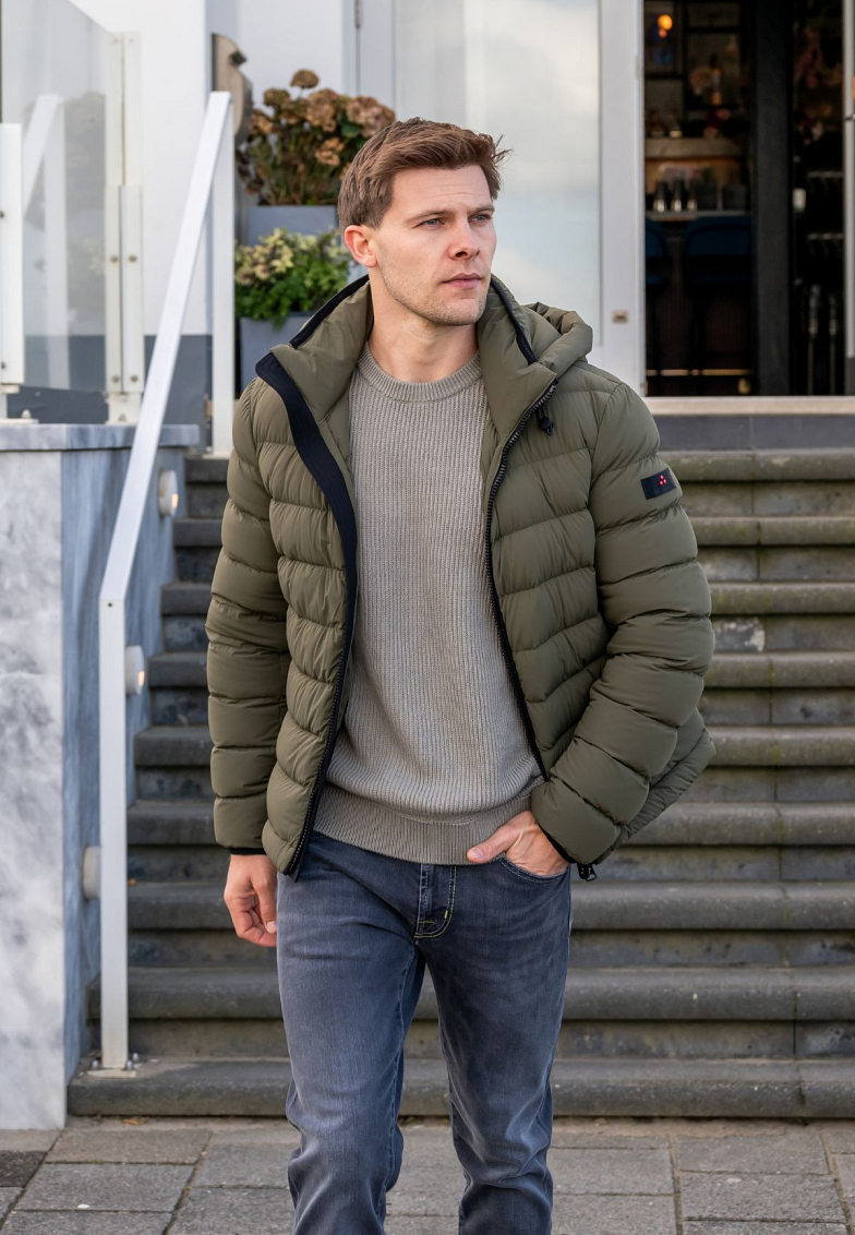 winter look nieuwe collectie peuterey jas