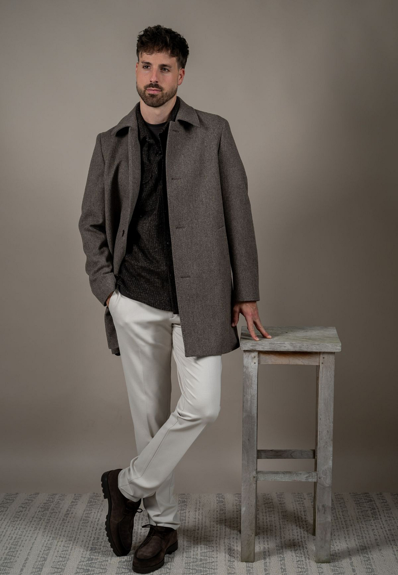 Cavallaro wollen lange jas nieuwe winter collectie