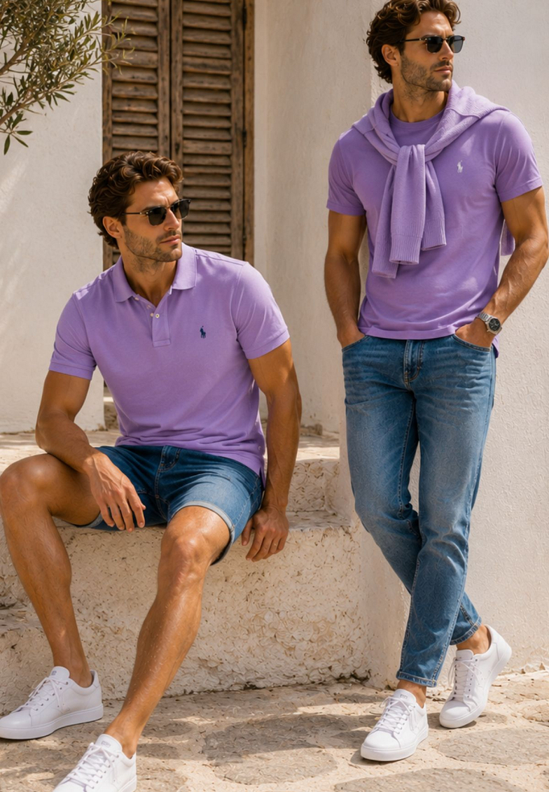 Polo ralph Lauren paarse items voor deze zomer 